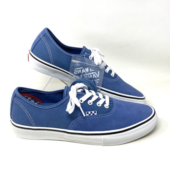 Vans Other - VANS Skate Authentic  Low Top Moon Light Blue Men’s Suede Sneakers VN0A5FC8AO8